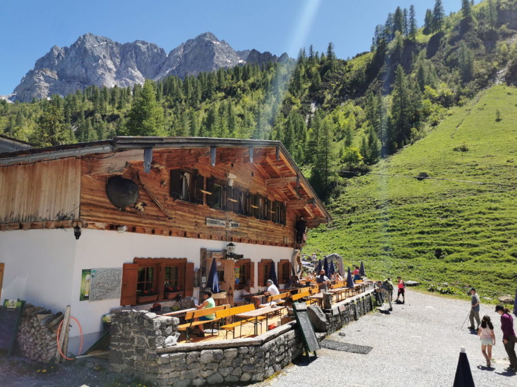 Das ist die Binsalm im Karwendel