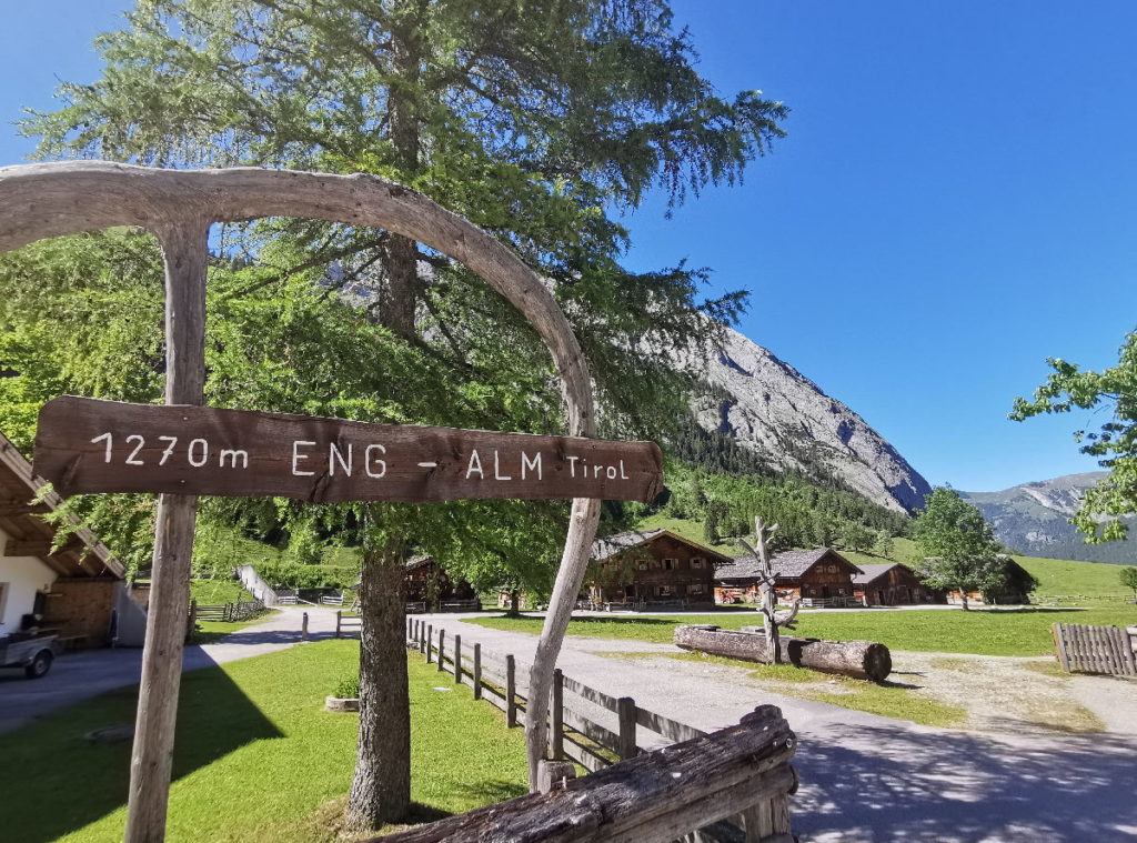 Die bekannte Engalm im Karwendel