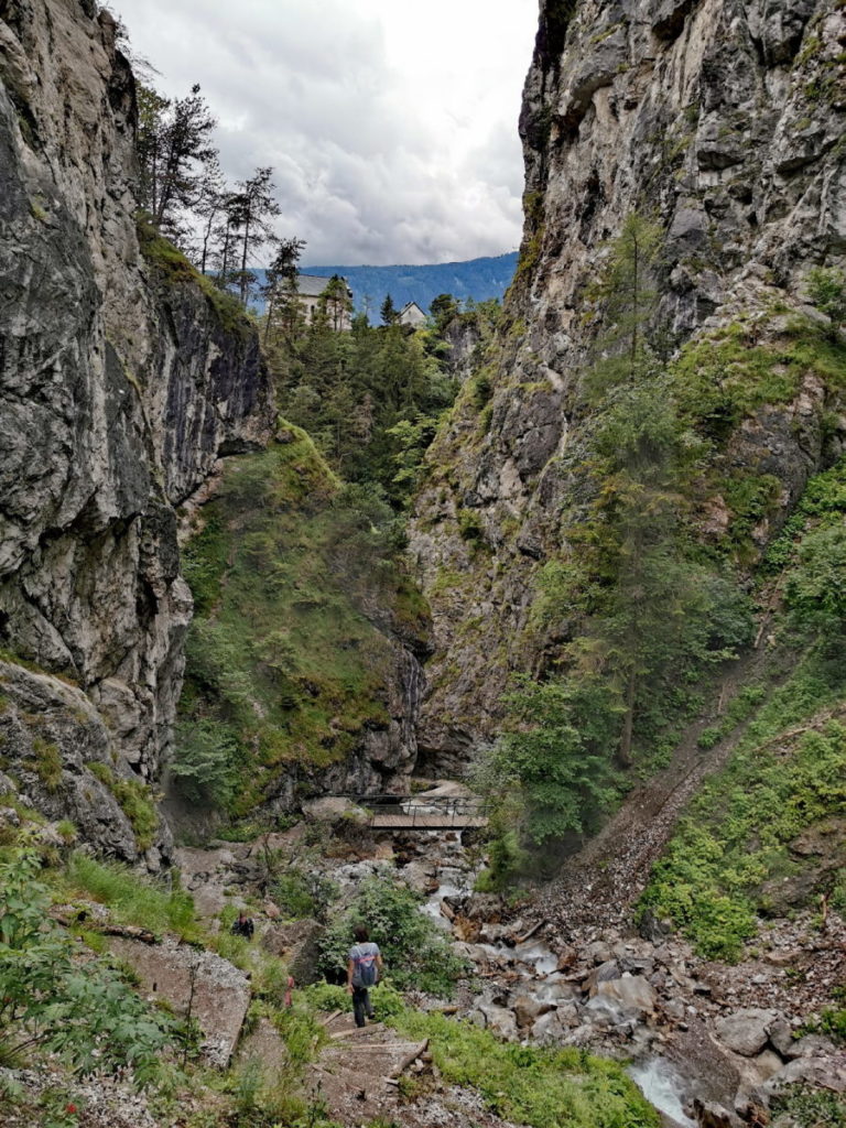 Die Ehnbachklamm im Karwendel bei Zirl