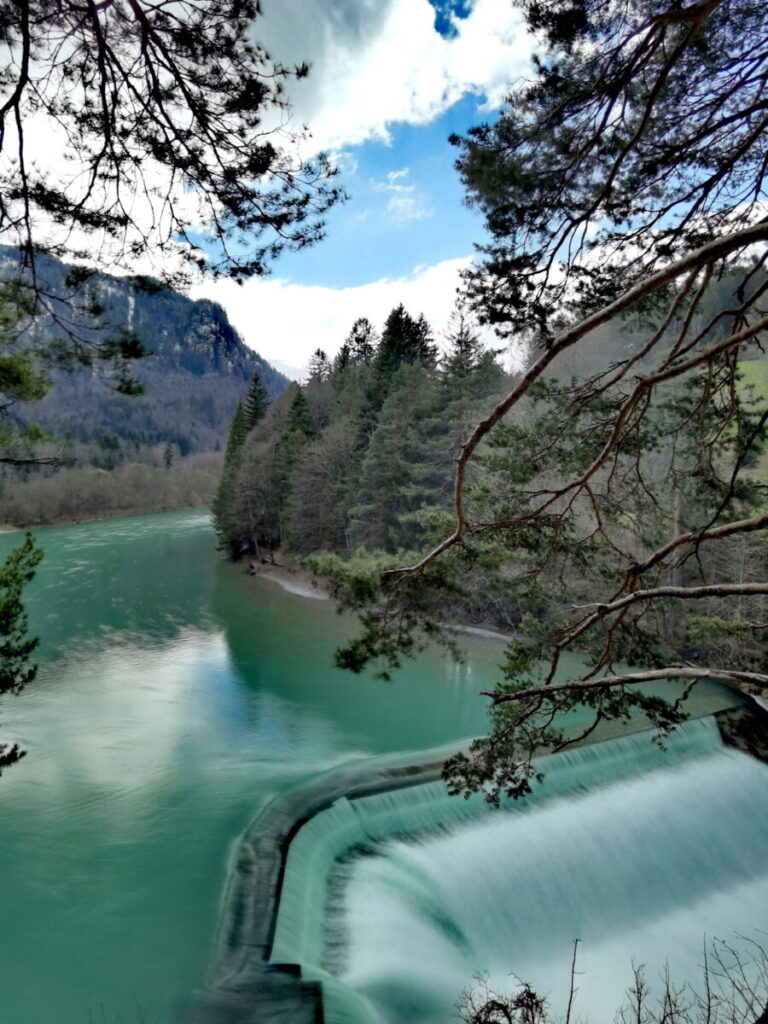 schöne Wasserfälle in Füssen: Der Lechfall